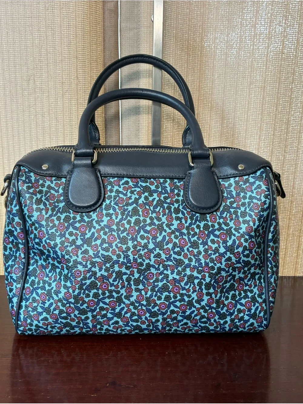 Coach Mini Bennet Floral Satchel